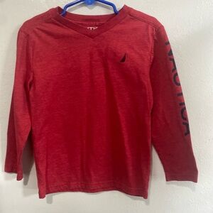Nautica Kids Crimson Long Sleeve Tee